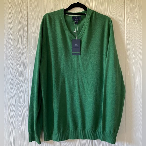 Lands' End Sweaters Nwt Lands End Mens Fine Gauge Cashmere Vneck